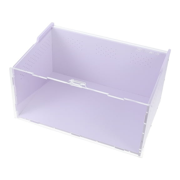 WORGEOUS Reptile Feeding Box Turtle Tank Accessories Pet Food Container Animals White