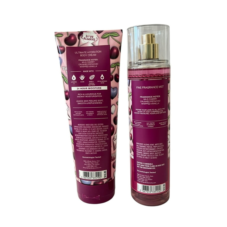 Bath & Body Works SweetHeart Cherry Fragrance Mist & Body
