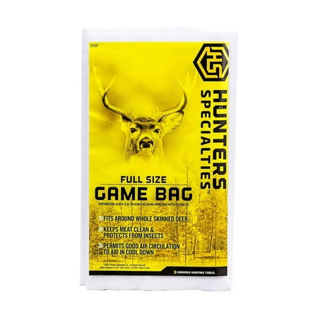 Hunters Specialties Game Bag | Full Size Reusable Washable Heavy-Duty Canvas Field Dressing Game Bags 40 X 72 C29