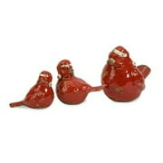 Christmas Hat Cardinals - Set of 3