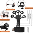 thumbnail image 5 of Fortalecedor de dedos, ejercitador de dedos duradero y fortalecedor de manos con 6 niveles de resistencia, extensión de dedos y fuerza de agarre, 5 of 5