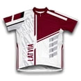 thumbnail image 1 of Latvia ScudoPro Short Sleeve Cycling Jersey  for Men - Size L, 1 of 3