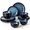 Dreamy Moonlight-Blue-Service for 4-12pcs, variant on Dreamy Moonlight-Red Ceramic Dinnerware Set Service for 4-12pcs