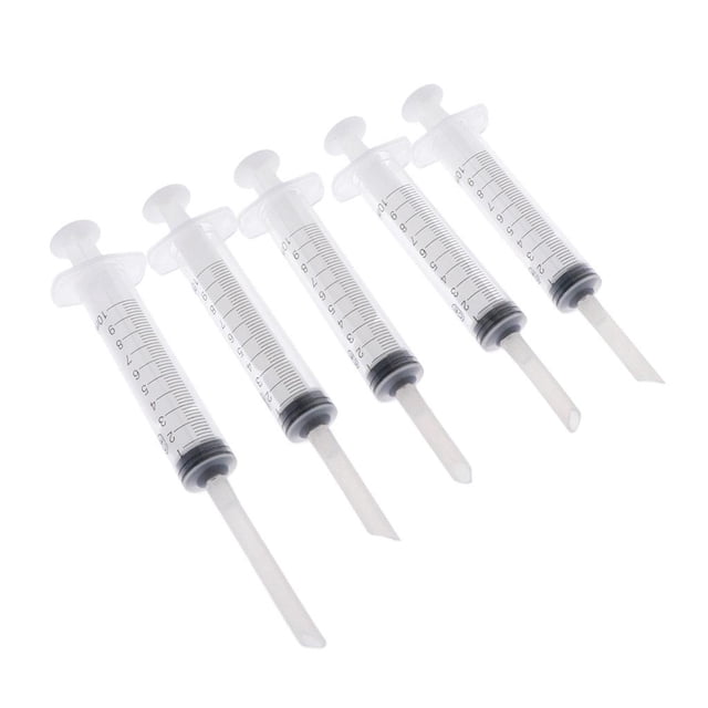 5 Piezas Jeringa para Alimentación de Pájaros para Alimentar Bebé Loros Y Pequeña Mascota - 10ml Sunnimix Jeringa de alimentación de aves
