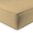 thumbnail image 5 of Jordan Manufacturing 46.5" x 24" McHusk Birch Beige Crosshatch Rectangular Outdoor Deep Seat Chair Cushion Set with Welt, 5 of 12