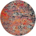 thumbnail image 2 of Rugs.com Vivid Collection Rug – 3 Ft Round Multi Medium-Pile Rug Perfect For Kitchens, Dining Rooms, 2 of 4