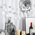 thumbnail image 3 of Efavormart Set of 3 Silver 90" Circle Dots Party Paper Garland DIY Garland Backdrop Photo Props, 3 of 11