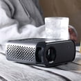 thumbnail image 4 of Sywqhk Foqucy GX100 1800lm Proyector WiFi Home Theater compatible con HDMI (Negro EE. UU.), 4 of 9