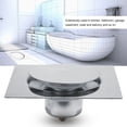 thumbnail image 4 of Desagüe de piso de acero inoxidable con pedal para baño, garaje y sótano (n.° 2), 4 of 10