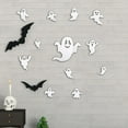 thumbnail image 3 of Decoraciones Navideñas 12 luces LED nocturnas de Halloween, pegatinas de pared fantasma, decoración para interiores y exteriores, color blanco Yulucky, 3 of 6