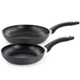 thumbnail image 4 of Martha Stewart Everyday 10 Piece Nonstick Aluminum Cookware Set in Black with Strainer Lids, 4 of 8