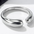 thumbnail image 4 of Stainless Steel High Polished Wedding Band Statement Promise Pinky Ring, 4 of 7