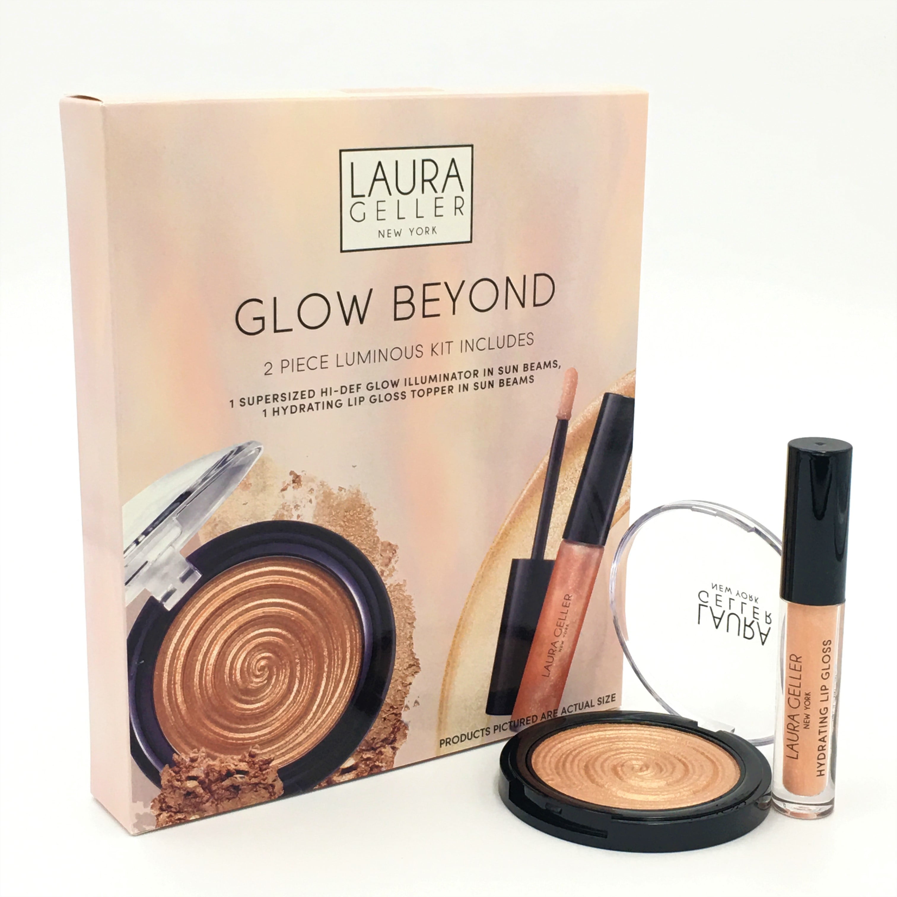 Laura Geller New York Glow Beyond 2 Piece Luminous Kit Sunbeams