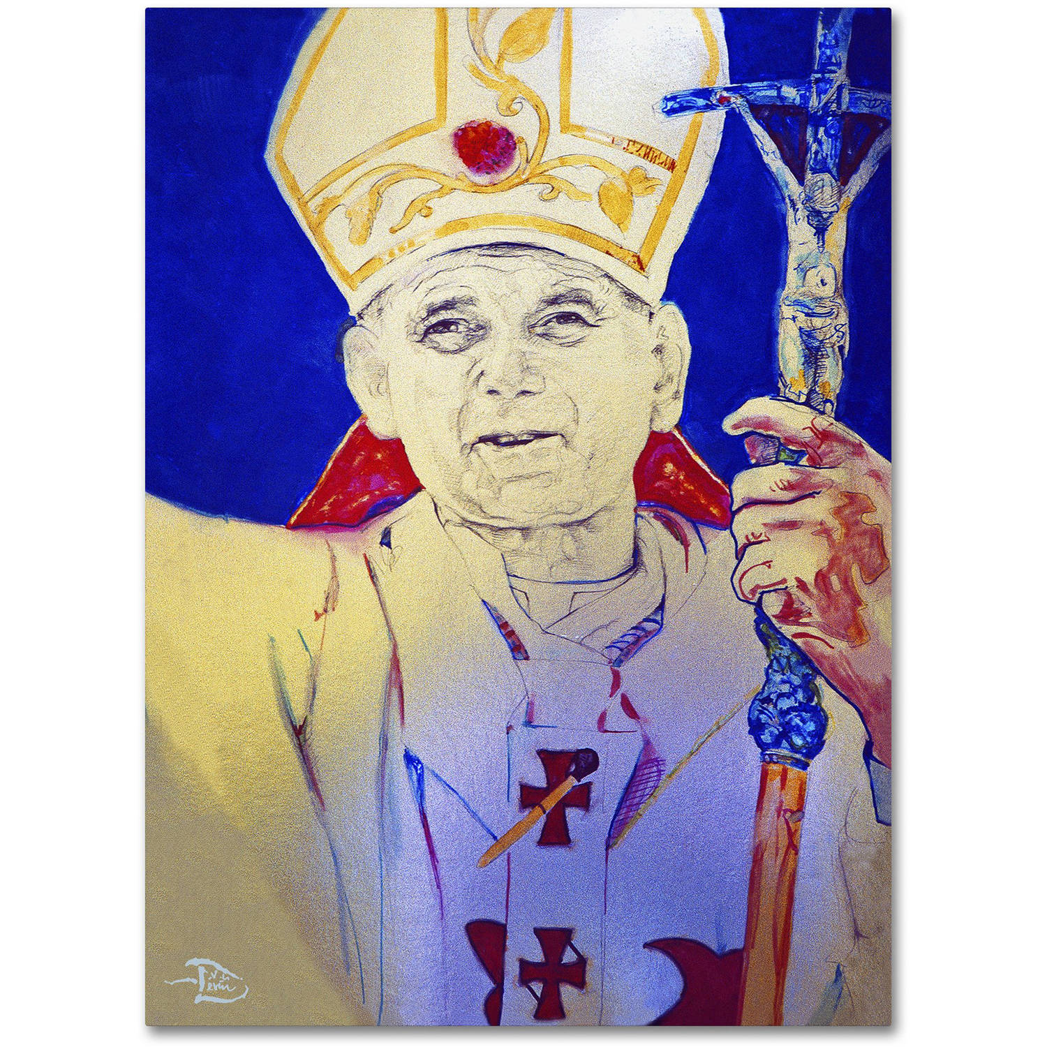 Trademark Fine Art 'pope John Paul Ii' C