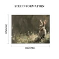 thumbnail image 3 of Vintage Easter Bunny Canvas Art - Rustic Farmhouse Decor, Framed Spring Rabbit Painting for Living Room & Bedroom, 3 of 6