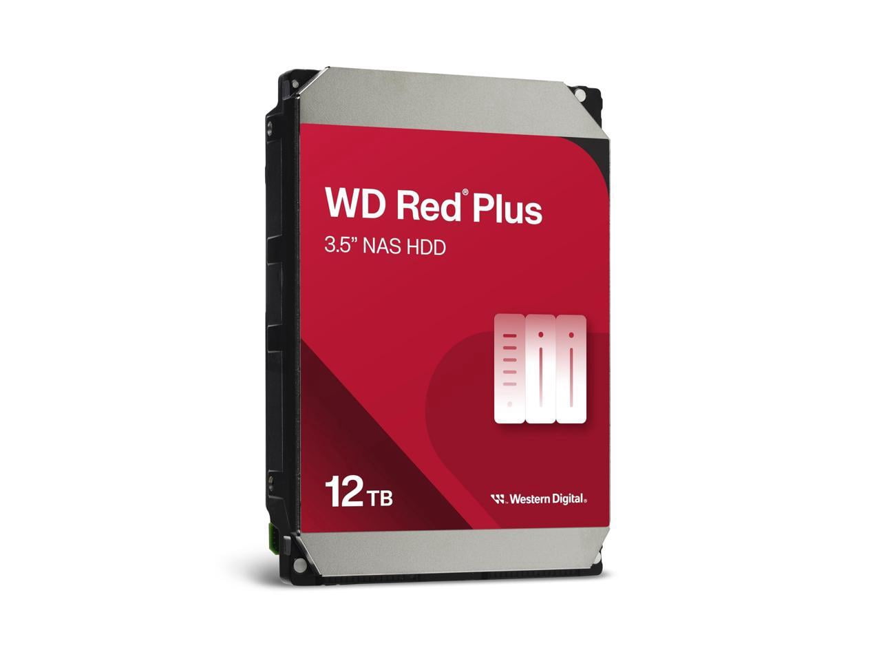 WD, Internal HDD, 12TB WD Red Plus NAS SATA HDD, 3.5