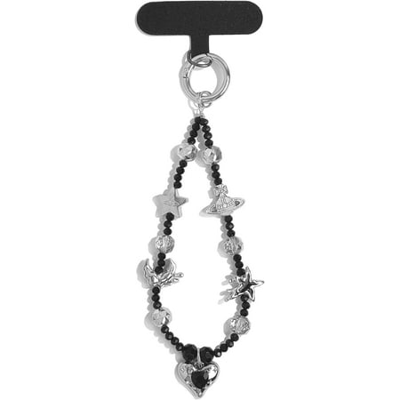 Cute Wrist Strap - Chic Beaded Cellphone Lanyard With Tether Tab  Charm Grip for Phone  Bag  Purses  Keys