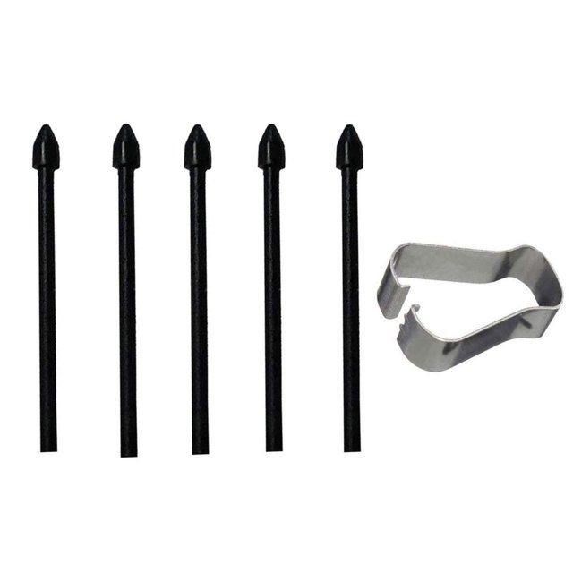 Punta De Lápiz De Goma Escritura Fluida Resistente Al Desgaste Punta De Bolígrafo Duro Reemplazo De Punta De Bolígrafo Táctil Capacitivo Para Tab S7/S6 Note20/Note10 Serendint EL017871-02