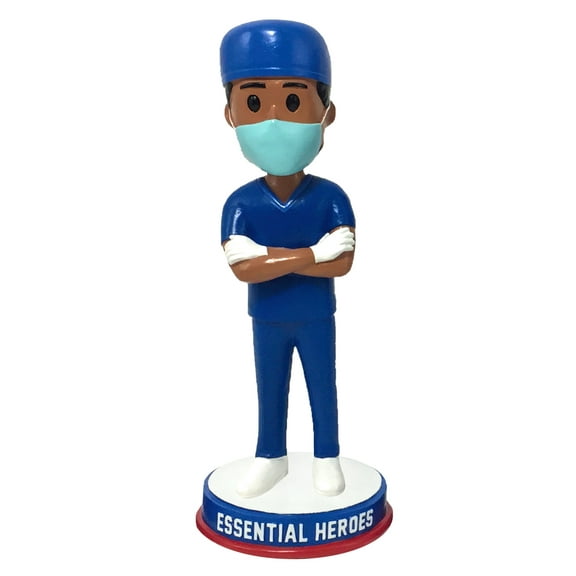 Anesthesiologist Surgeon Respiratory Therapist Heroes Bobblehead Male Dark