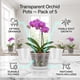 thumbnail image 2 of Macetas de Orquidea, Paquete De 5 Macetas de Vivero de Plástico Transparente para Kit de Orquídeas con Agujeros y Platillos, para Interiores Y Exteriores Plantas Flores, 2 of 4