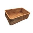 thumbnail image 4 of Cesta de almacenamiento de ratán, bandeja multiusos para perfumes, cesta de picnic, caja organizadora para 30CMX19CMX10CM, 4 of 9