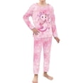 thumbnail image 2 of DISNIMO Cherry Blossom Axolotl Pajamas for Girls Pj Sets Size 9-10 Pajama Set 2 Pack Long Sleeve Pajamas Kids Fall Pjs Kids Girls Kids Sleepwear Girls Crewneck Pj Set Kids, 2 of 7