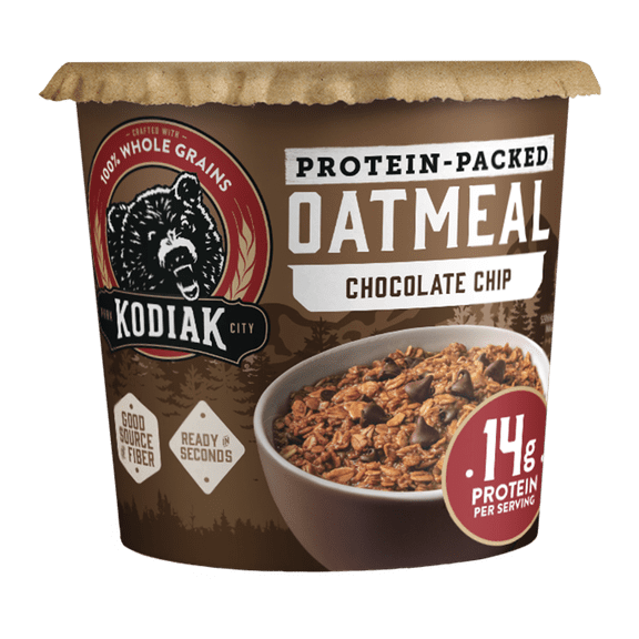 Kodiak Protein-Packed Chocolate Chip Instant Oatmeal Power Cup, 2.12 oz