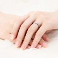 thumbnail image 4 of Titanium Rings 4MM 6MM 8MM 10MM Wedding Band in Comfort Fit Matte for Men Women Size 3-15, 4 of 4