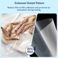 thumbnail image 5 of Syntus Commercial Grade Vacuum Sealer Bag Rolls, 1 Roll 11" x 20' & 1 Roll 8" x 20' BPA-Free Food Vacuum Bags for Storage, Meal Prep, Sous Vide, 5 of 6