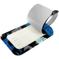 thumbnail image 2 of Square 2Pack PU Leather Shark Cruise Luggage Tag with Privacy Cover and Name ID Tag for Travel Handbags Backpacks Luggage Tags, 2 of 6