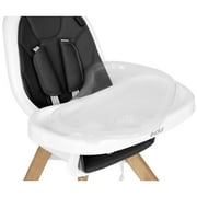 Evolur Zoodle 2-in-1 High Chair Booster Feeding Chair with Modern Design, Black