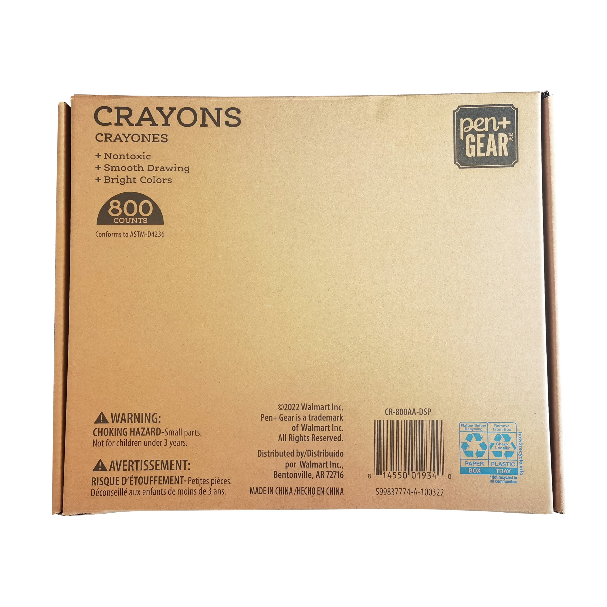 Crayola Crayon Classpack - 800ct (16 Assorted Colors), Bulk School Supplies  for Teachers, Kids Crayons, Arts & Crafts Classroom Supplies, 3+