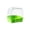 Vert, variante sur Boîte de Bain Transparente pour Perroquet Accessoires de Cage pour Oiseaux Fournitures Baignoire Bain pour Perruche Oiseaux de Compagnie Canari Perruches Perroquet