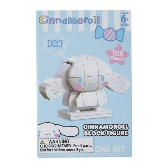 Sanrio Cinnamoroll 6  Interlocking Block Building Sets Popular Characters, 105 Pieces