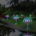 thumbnail image 3 of Morttic 120 LED Solar Fireworks Lights Outdoor Waterproof Wedding Garden Footpath Christmas Decorations Park Decoration (Colorful), 3 of 14