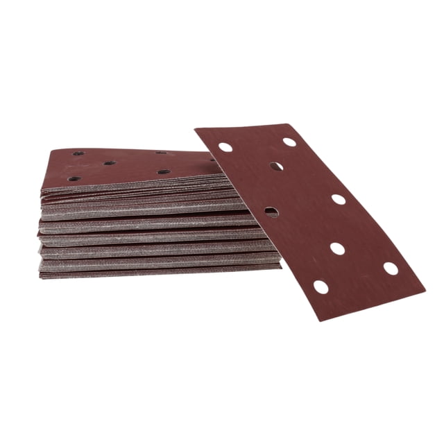 70 Pcs Papel de Lija Rectangular 8 Agujeros 1500 Grano Hojas de Lijado de Gancho y Bucle Universal para Reacondicionamiento Automotriz 180x95mm Óxido de Aluminio Rojo