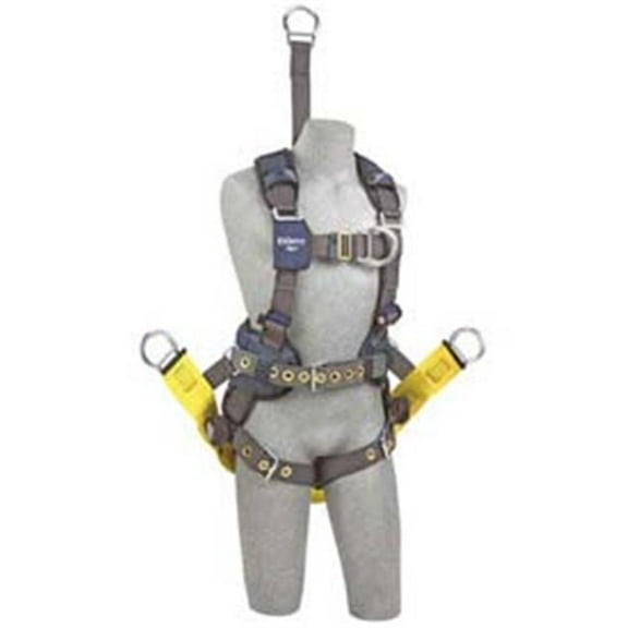 DBI/Sala 1113307 ExoFit NEX Oil and Gas Harness, Blue/Gray, Large