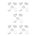 thumbnail image 2 of Bearachild Paquete de 5 moldes para galletas en relieve, molde para galletas, accesorio de cocina A Type2 NO2, 2 of 6