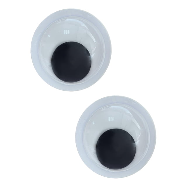 simhoa 2 Pieces Googly Wiggle Eyes 3D Effect Self Adhesive for Birthday Crafts Arts 10cm