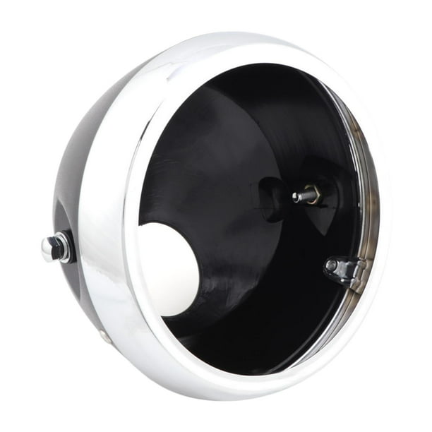 Carcasa del faro de la motocicleta Cubierta de la luz de señal de giro Ligera Multifunción Plata