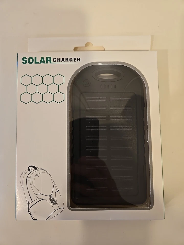 BUTTERFLY- Solar Power Bank Portable Charger 5000Mah External Battery