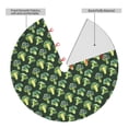 thumbnail image 2 of Sikiie Broccoli 3 30-48 inches {designName} Print Christmas Tree Skirt Snowman Xmas Tree Skirt with Edge Christmas Decorations for Holiday Party30", 2 of 7