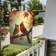 thumbnail image 4 of Fall Leaves Bird Garden Flag 12.5X18 Inch Double Sided For Outside Small Burlap Yard Flag 1 Flag, 4 of 4