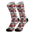 thumbnail image 2 of Casual DIY Holiday Anniversary Custom Printed Socks under 25, 2 of 4