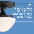 thumbnail image 4 of 47811BK Hinkley Lighting Knox - 12W 1 LED Extra Small Semi-Flush Mount-8.75 Inch Tall and 8 Inch Wide-Black Finish, 4 of 6