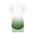 thumbnail image 7 of 2 Piece Sets for Women Fashion Casual Round-Neck Short Sleeve Two-Piece Comfortable Home Pajamas Sports Set, 7 of 7