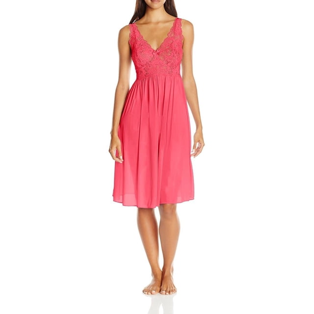 Shadowline Robe Sans Manches en Dentelle Silhouette 40 Pouces pour Femmes - 37737-Petit-Rouge