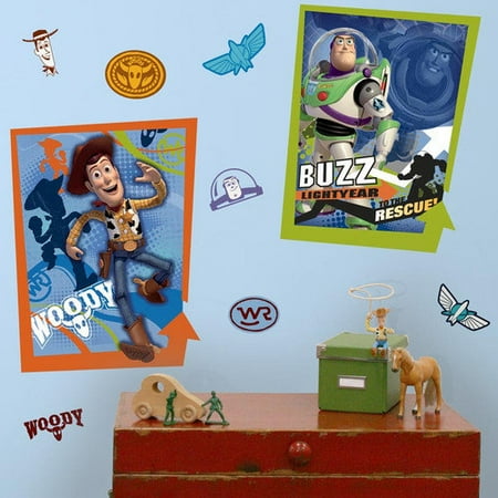 Room Mates Toy Story Buzz and Woody Wall Decal