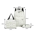 thumbnail image 2 of Ensemble de 3 Pcs Sac de Voyage pour Femme Sac à Dos Simple pour Étudiante Mode pour les Vacances, 2 of 8