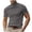 n-8Light Gray36, variant on CUSTG T-Shirts Men's Turtleneck T Shirts Short Sleeve Pullover Undershirt Slim Fit Tops Holiday Fashion Solid Color Tee
